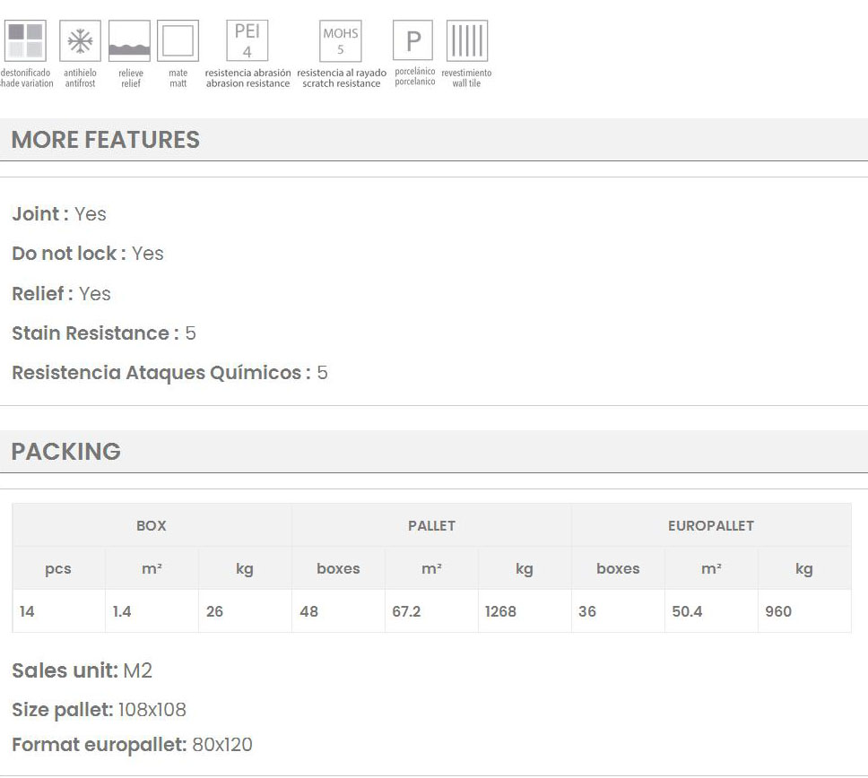 632 PIEDRA ΧΑΡΑΚΤΗΡΙΣΤΙΚΑ