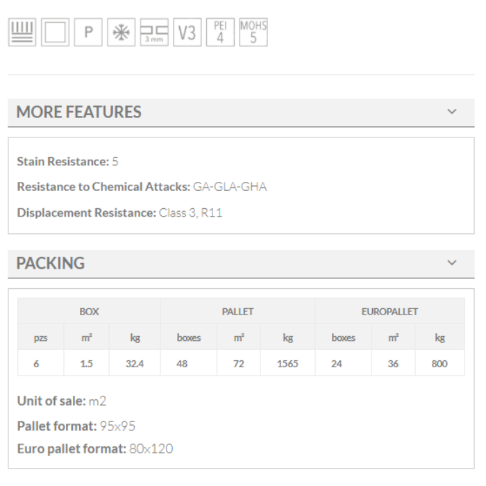AUGUSTA BEIGE keros 50x50 technical details