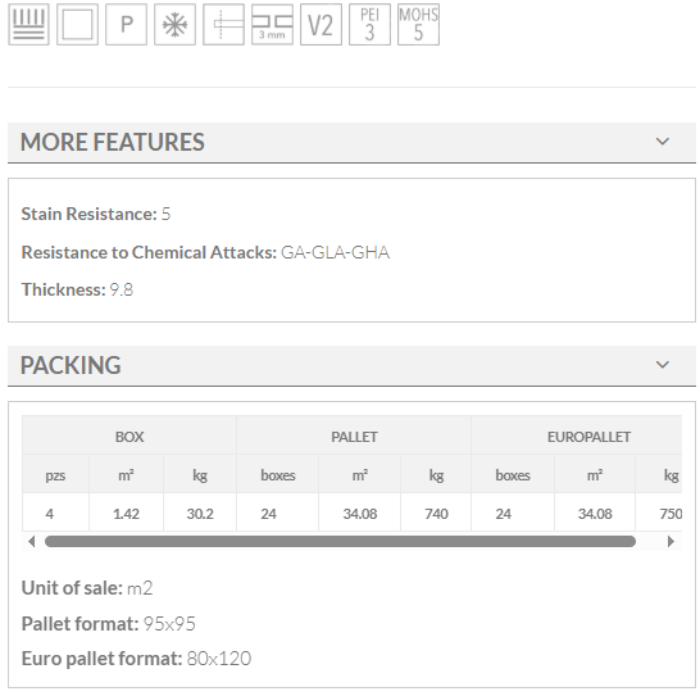 BONN BEIGE keros 60x60 tiles features