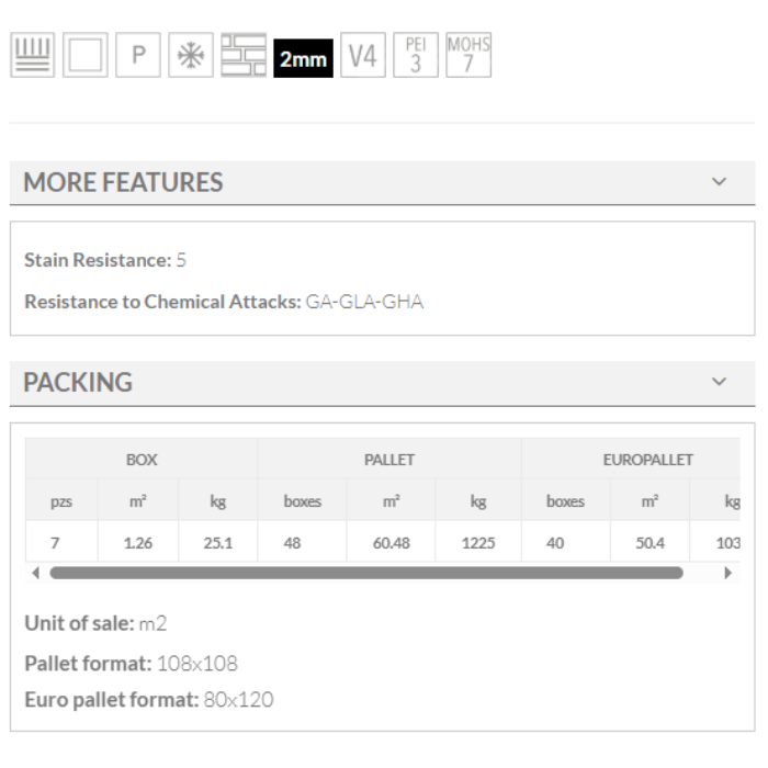 CAMBRIDGE BONE keros 30x60 technical details