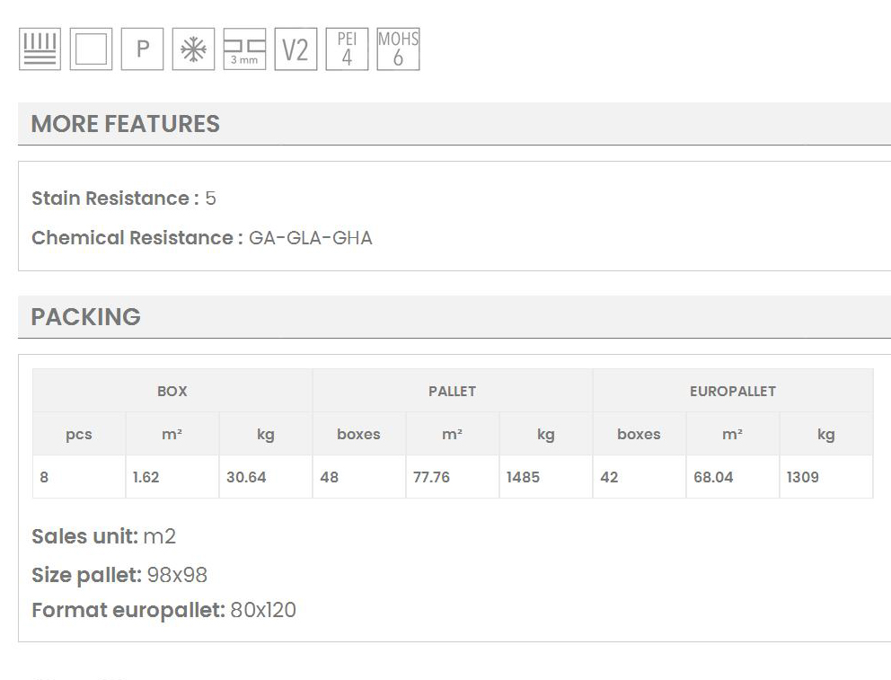 CARTAGO 45x45 ΧΑΡΑΚΤΗΡΙΣΤΙΚΑ