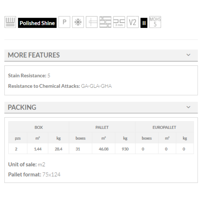 MARQUINA NEGRO keros 60x120 tiles features