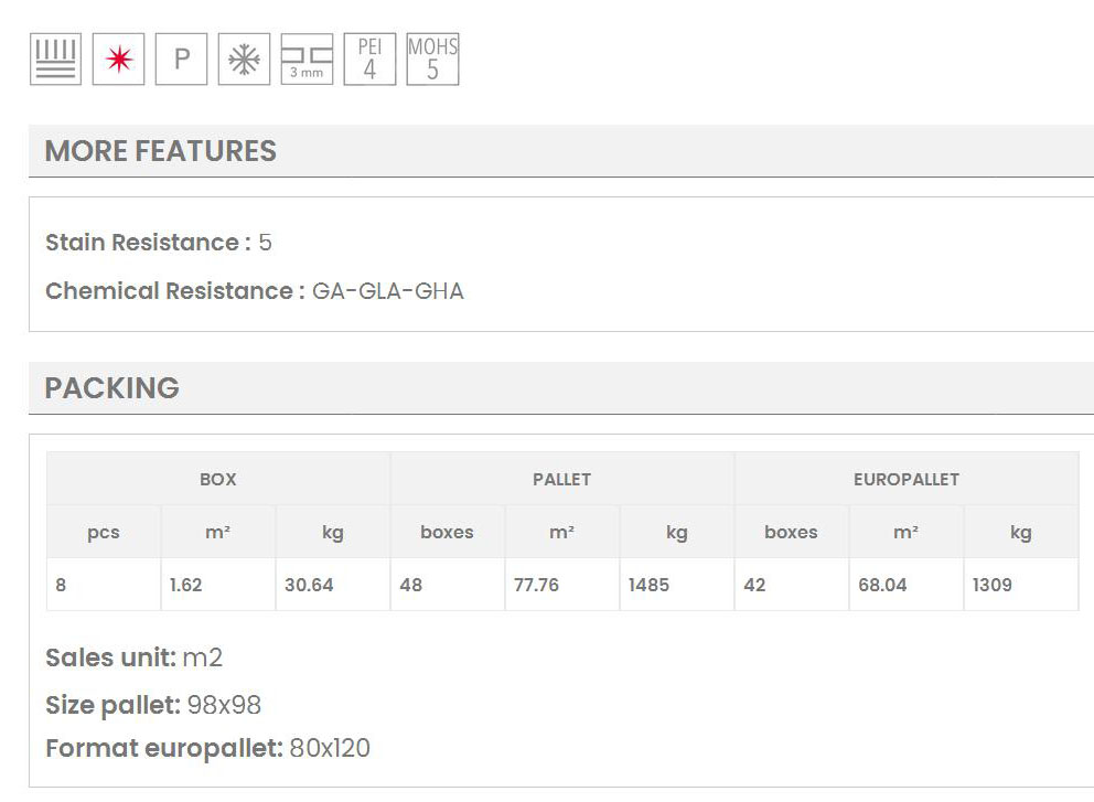 TAJMAJAL MARFIL 45x45 ΧΑΡΑΚΤΗΡΙΣΤΙΚΑ