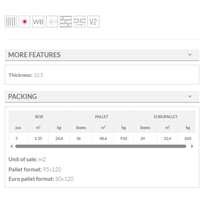 agata gris keros 30x90 technical details