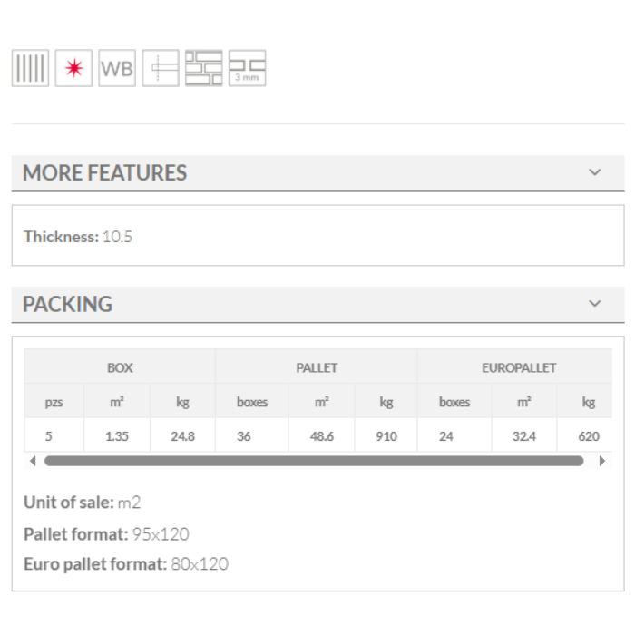lustre tri gris keros 30x90 technical details
