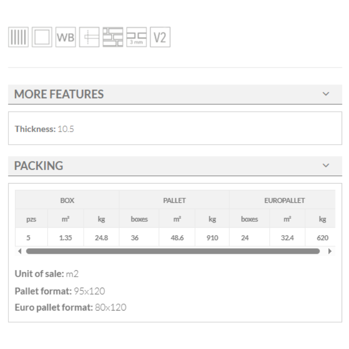mystone gris keros 30x90 technical details