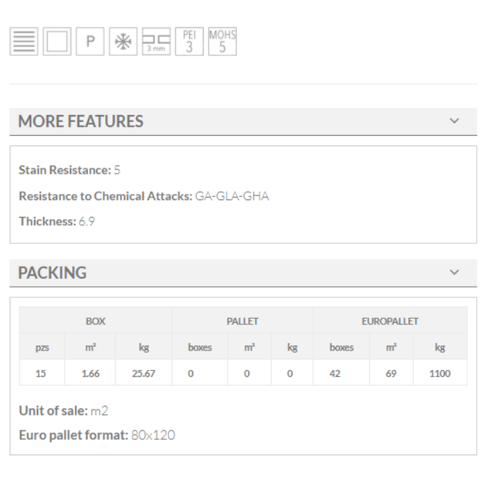 onice perla keros 33x33 technical details