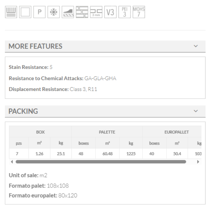 redstone acero antislip keros 30x60 technical details