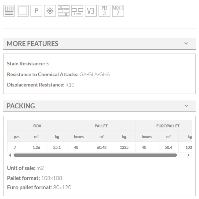redstone gris keros 30x60 technical details