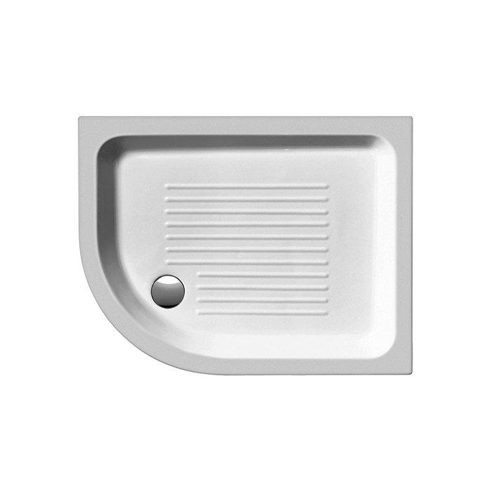 ΝΤΟΥΖΙΕΡΑ ΠΟΡΣΕΛΑΝΗΣ ΗΜΙΚΥΚΛΙΚΗ 90x70x10cm GSI BASIC ΑΡΙΣΤΕΡΗ 4595