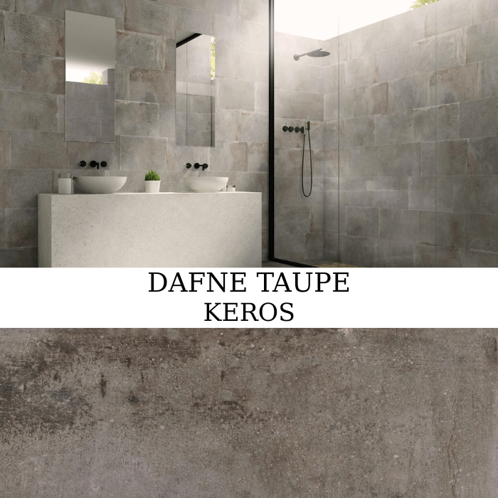 Keros Dafne Taupe 30×60 - πορσελανάτο πλακάκι δαπέδου taupe