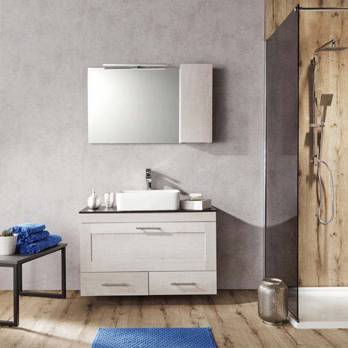 ΕΠΙΠΛΑ ΜΠΑΝΙΟΥ FURNIBATH ΣΕΙΡΑ E ΕΠΙΠΛΟ E1 101 ΜΕ ΕΠΙΚΑΛΥΨΗ ΝΙΠΤΗΡΑ