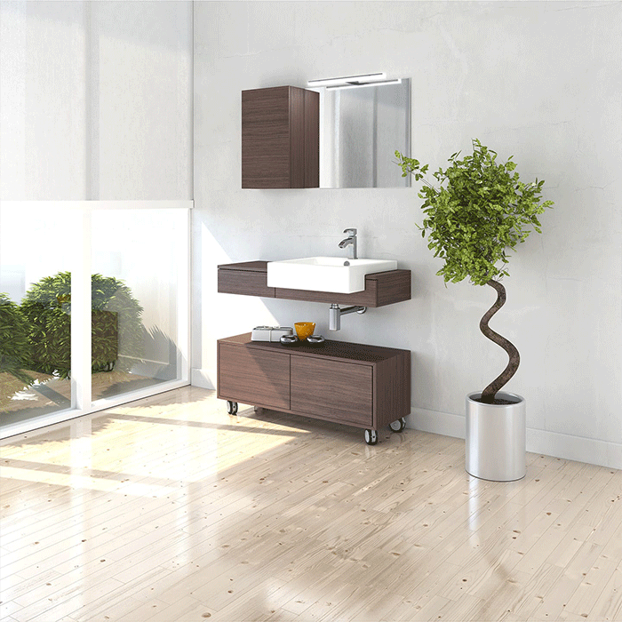 ΕΠΙΠΛΑ ΜΠΑΝΙΟΥ ZEBIS ELEGANCE FREE 100