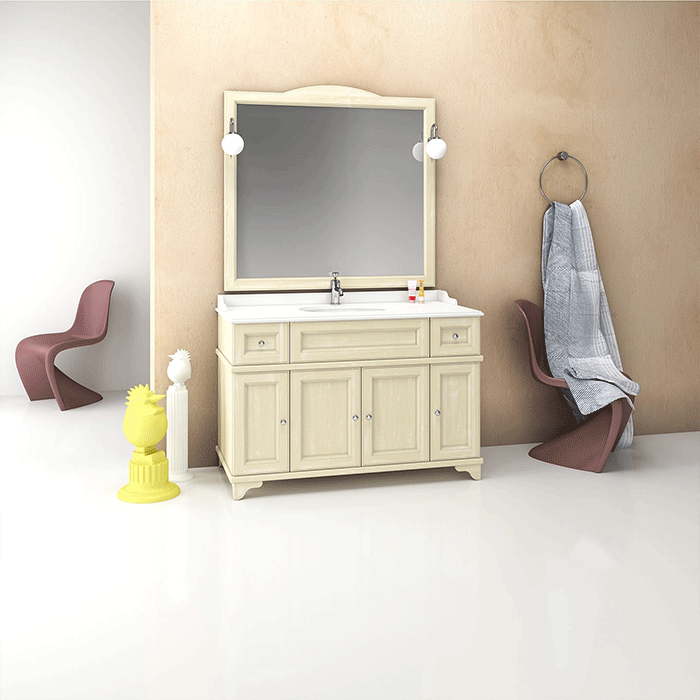 ΕΠΙΠΛΑ ΜΠΑΝΙΟΥ ZEBIS RUSTIC KASTALIA 126