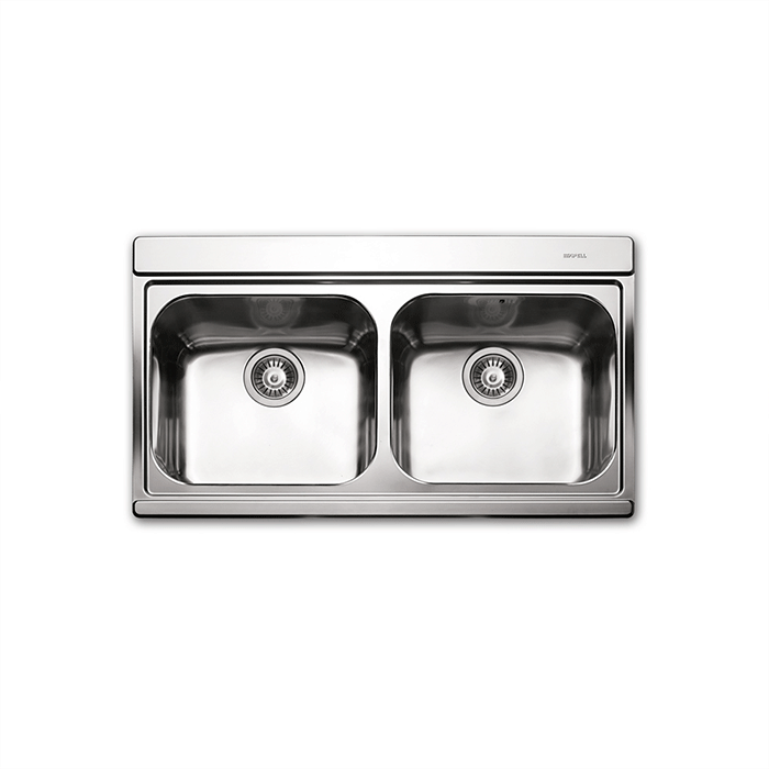 ΝΕΡΟΧΥΤΗΣ ΕΝΘΕΤΟΣ INOX (89,7X51) Iris 9320 BY APELL