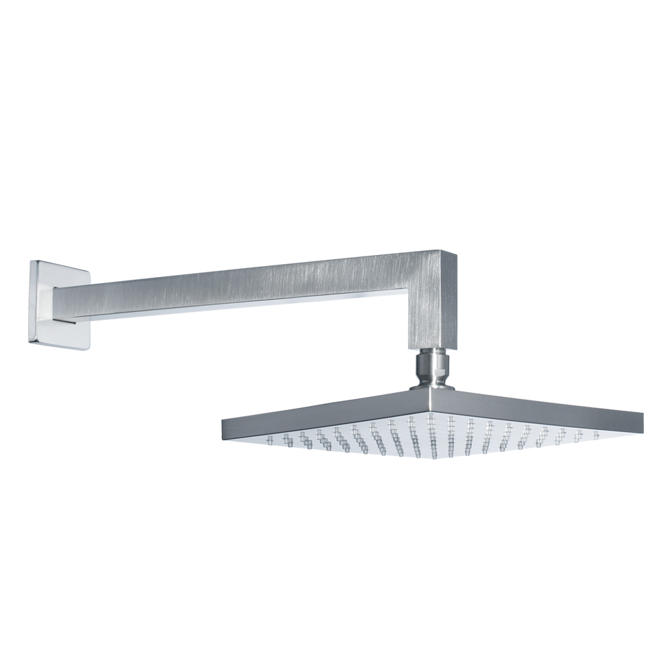 ΒΡΑΧΙΟΝΑΣ ΤΟΙΧΟΥ ΜΕ ΚΕΦΑΛΗ ΝΤΟΥΣ Almar Square R50802+E044077 Inox