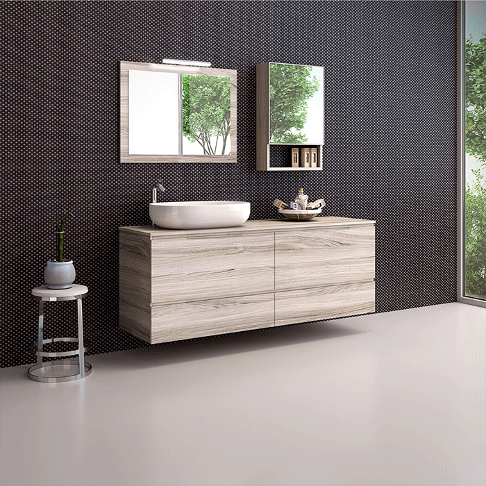 ΕΠΙΠΛΟ ΜΠΑΝΙΟ ZEBIS SMILE 160