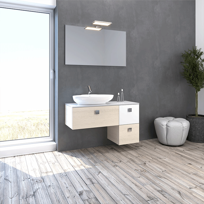 ΕΠΙΠΛΑ ΜΠΑΝΙΟΥ ZEBIS ELEGANCE TETRIS 105