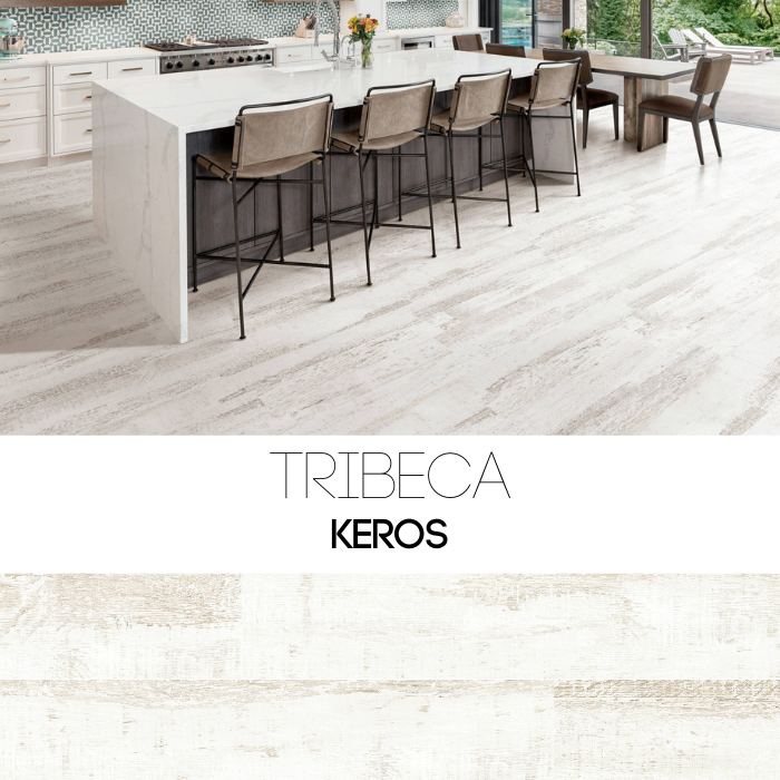 TRIBECA 23x120cm πλακάκι τύπου ξύλου της Keros, ιδανικό για δάπεδα και τοίχους σε εσωτερικούς και εξωτερικούς χώρους