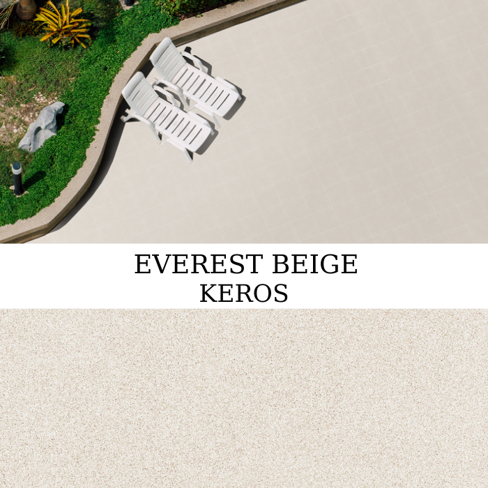 Πλακάκι Keros Everest Beige 33x33 εκ., τύπου πέτρας με ματ φινίρισμα και ανάγλυφη υφή