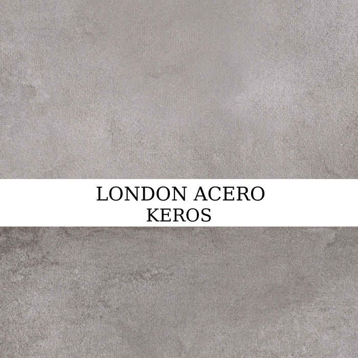 Πλακάκι τσιμεντοκονίας Keros London Acero 33x33 σε γκρι σκούρο ματ φινίρισμα