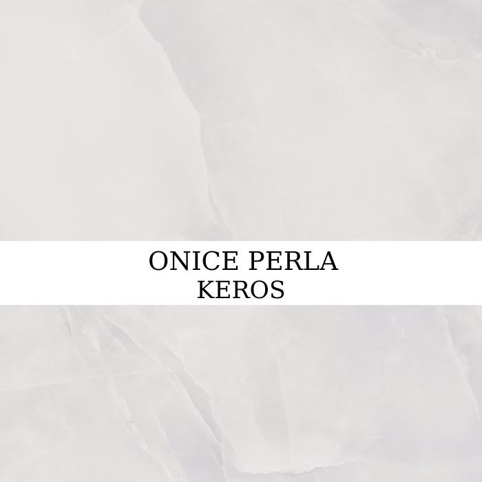 Πλακάκι μαρμάρου Keros Onice Perla 33x33 σε γκρι απόχρωση με ματ φινίρισμα
