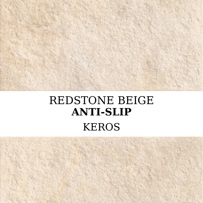 Πλακάκι Keros Redstone Beige Anti-Slip 30×60 με ματ και σαγρέ όψη πέτρας