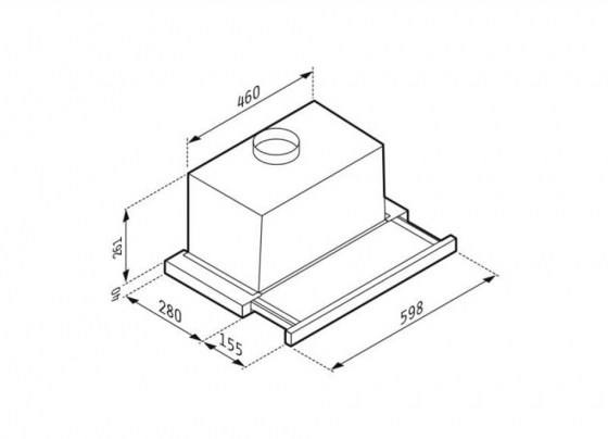 ΣΥΡΟΜΕΝΟΣ TURBO 60cm essential 065017502 INOX