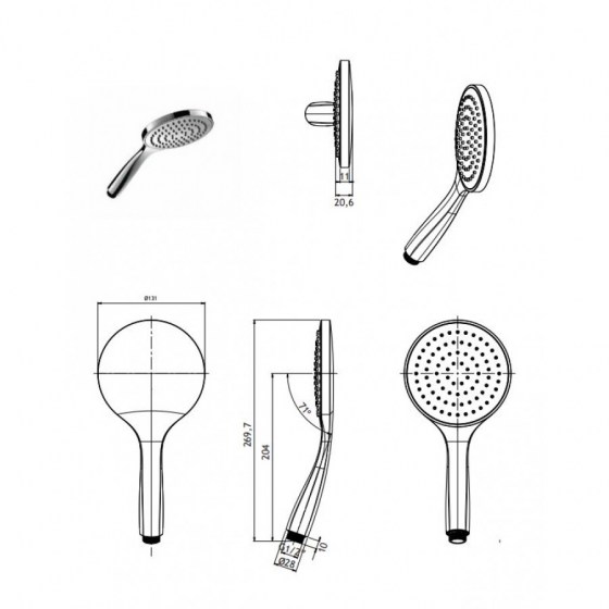 ΤΗΛΕΦΩΝΟ ΝΤΟΥΣ Φ13 εκ. EURORAMA Emotion E082043