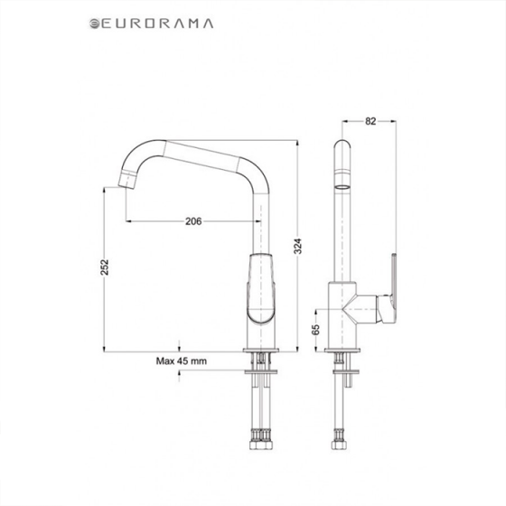 ΜΠΑΤΑΡΙΑ ΚΟΥΖΙΝΑΣ Klint 142515 BY EURORAMA