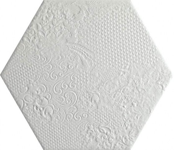 IMPORTILES MILANO WHITE HEX 25x22