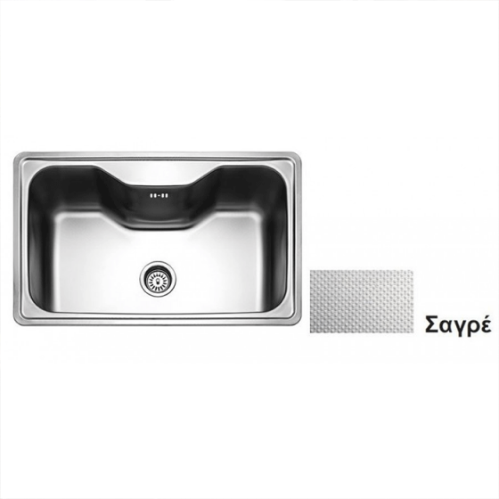 ΝΕΡΟΧΥΤΗΣ ΕΝΘΕΤΟΣ INOX (80X50) Arena 22080 BY FORTINOX