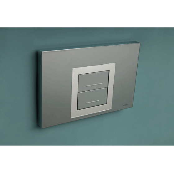 BUTON ΛΕΙΤΟΥΡΓΙΑΣ MOD AUREA DUO CHROME-SATIN