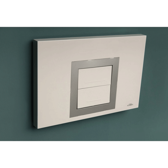 BUTON ΛΕΙΤΟΥΡΓΙΑΣ MOD AUREA DUO WHITE-SATIN