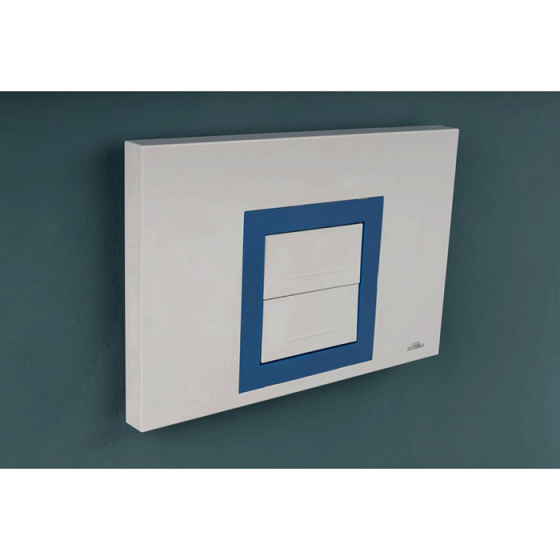 BUTON ΛΕΙΤΟΥΡΓΙΑΣ MOD AUREA DUO WHITE-BLUE