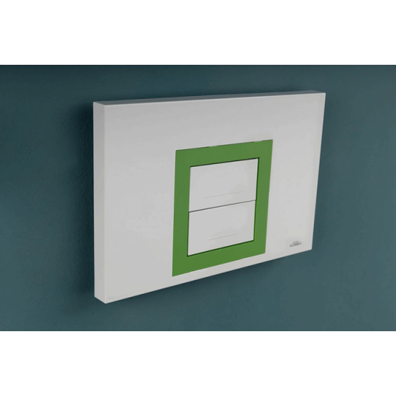 BUTON ΛΕΙΤΟΥΡΓΙΑΣ MOD AUREA DUO WHITE-GREEN
