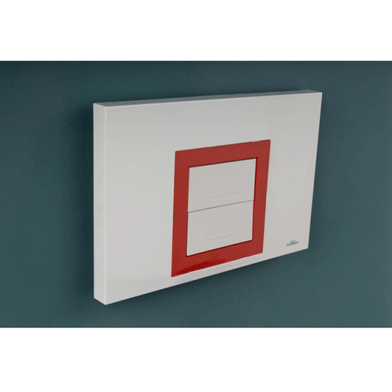 BUTON ΛΕΙΤΟΥΡΓΙΑΣ MOD AUREA DUO WHITE-RED