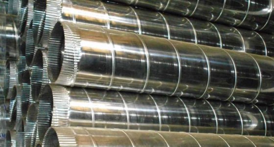 ΕΥΚΑΜΠΤΟΣ ΑΕΡΑΓΩΓΟΣ INOX AISI 304 BA