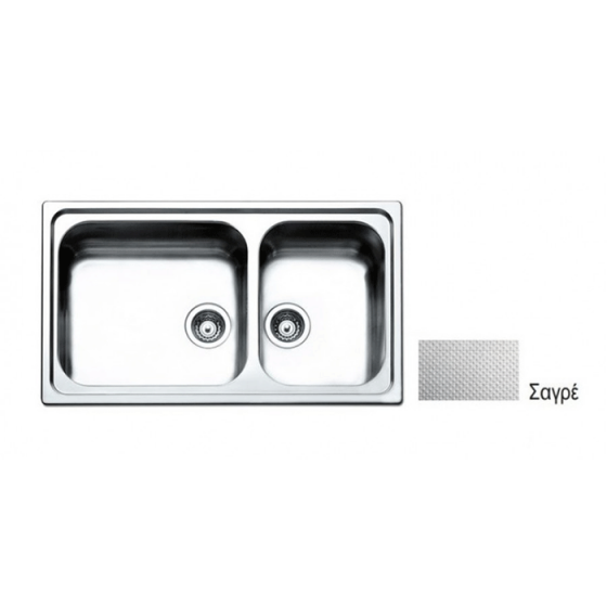 ΝΕΡΟΧΥΤΗΣ ΕΝΘΕΤΟΣ INOX (86X50) Linear 8520 BY APELL