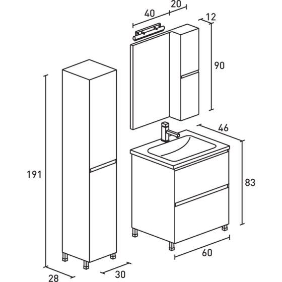 ΕΠΙΠΛΟ ΜΠΑΝΙΟ PROBAGNO Aditi 911A-909K