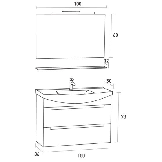 ΕΠΙΠΛΟ ΜΠΑΝΙΟΥ PROBAGNO Alkinoi 943