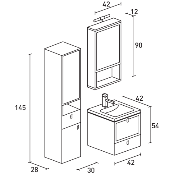ΕΠΙΠΛΟ ΜΠΑΝΙΟΥ PROBAGNO Alkmini 644