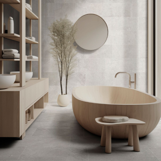 Πλακάκι Keros Amalfi Gris 30×60 σε ματ γκρι απόχρωση