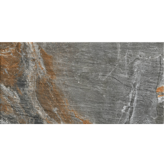 Πλακάκι Keros Ardesia Antracita Antislip 30×60 σε σαγρέ αντιολισθητική υφή