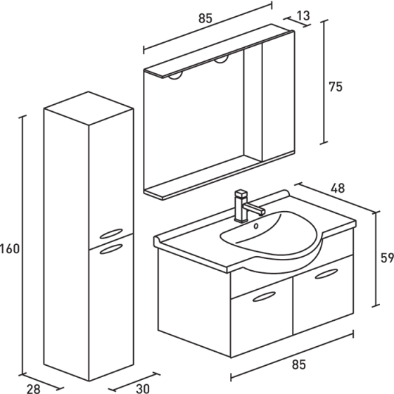 ΕΠΙΠΛΟ ΜΠΑΝΙΟΥ PROBAGNO Aris 651