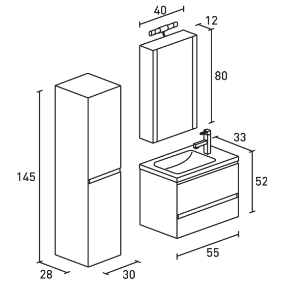 ΕΠΙΠΛΑ ΜΠΑΝΙΟΥ PROBAGNO Arisvi 913A-905K