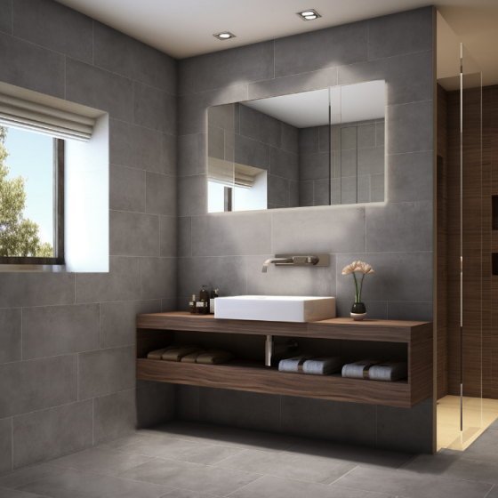 Πλακάκι δαπέδου Keros Bonn Acero 30×60 σε ματ γκρι απόχρωση