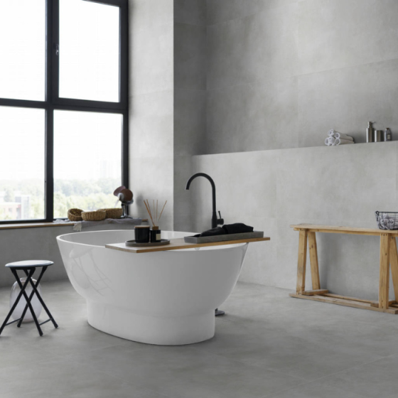 Keros Bonn Acero 60×120 πορσελανάτο πλακάκι γρανίτη ματ