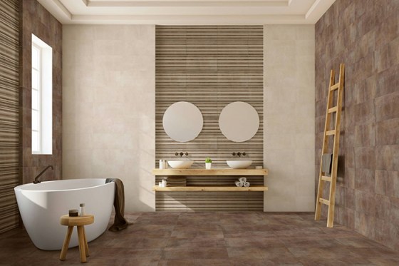 KEROS BRONX 25x50 BEIGE / CUERO - BRONX CUBIK BEIGE 25x50 - BRONX LINE BEIGE 25x50 - BRONX 33x33 BEIGE / CUERO