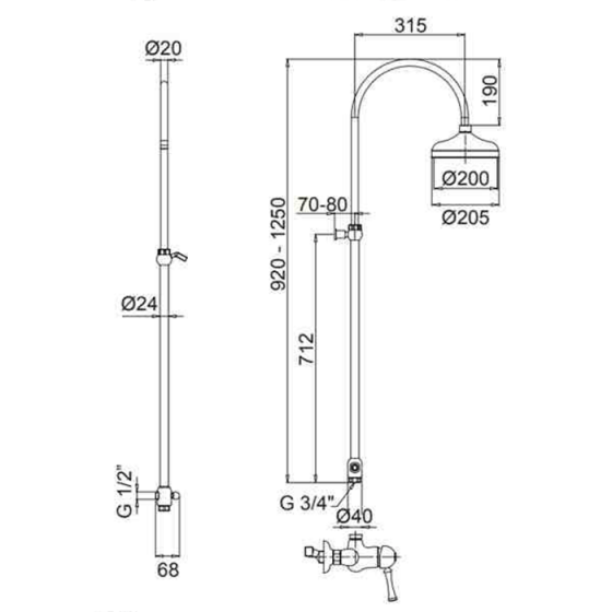 ΜΠΑΤΑΡΙΑ ΝΤΟΥΣ ΜΕ ΚΟΛΩΝΑ Bugnatese Denver CD6436